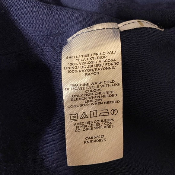 Loft desert garden dress, tiered with pockets. Fully lined. LP - Picture 5 of 6